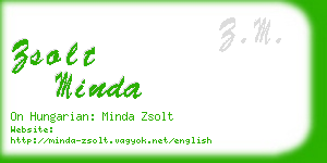 zsolt minda business card